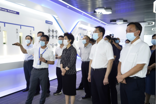 湖南省政协党组副书记乌兰调研太阳集团tyc1286宁乡产业基地