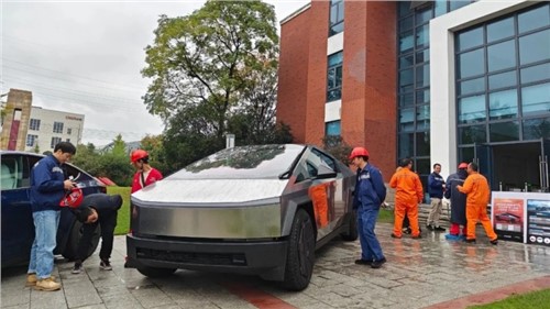 见证科技 共赴将来 | 特斯拉“赛博”巡展驶入太阳集团tyc1286产业基地